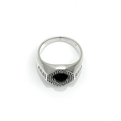 Inel nod celtic octogonal Argint - 3