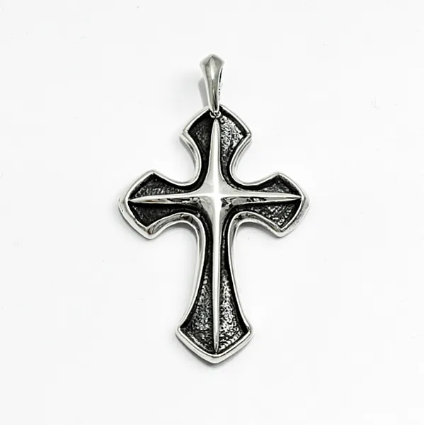 Pandantiv cruce large Argint