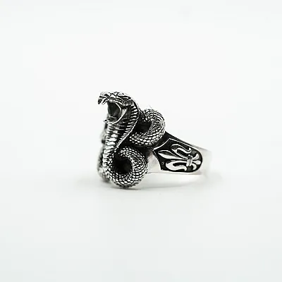 Inel cobra Fleur de Lys Argint - 7