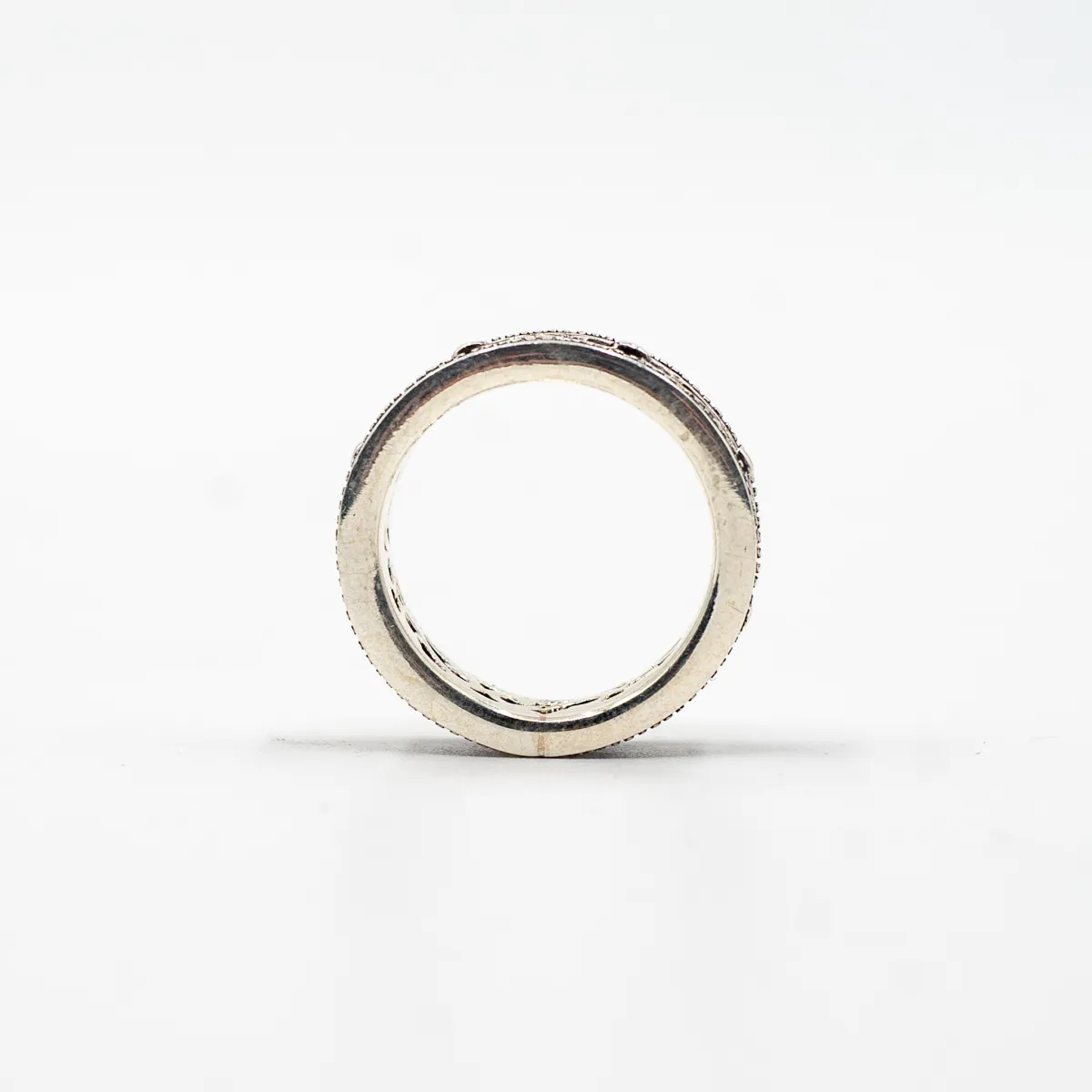 Verigheta slim broderie Argint