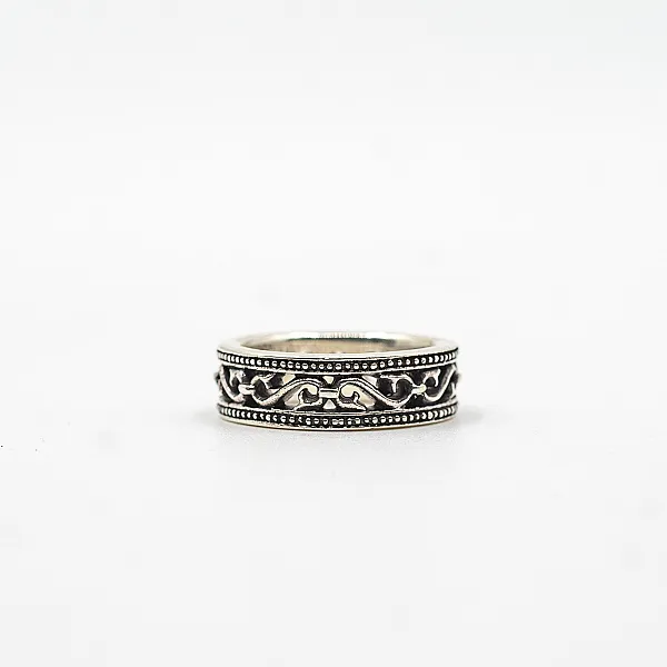 Verigheta slim broderie Argint