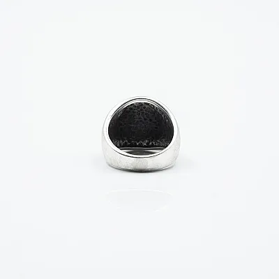 Inel simbol Aum rotund Argint - 4