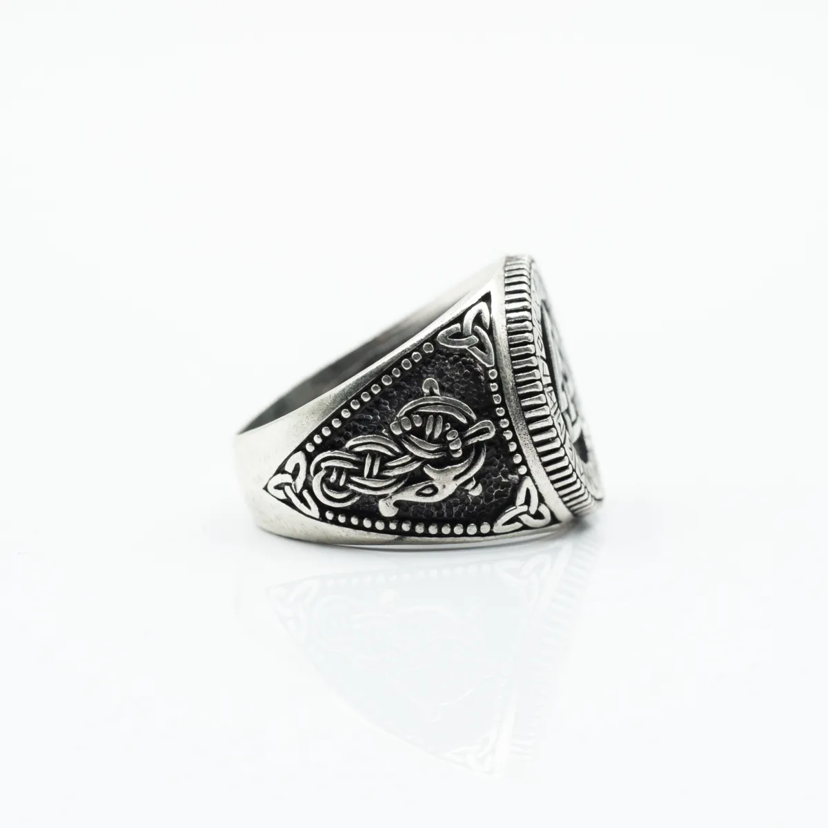Inel viking valknut Argint
