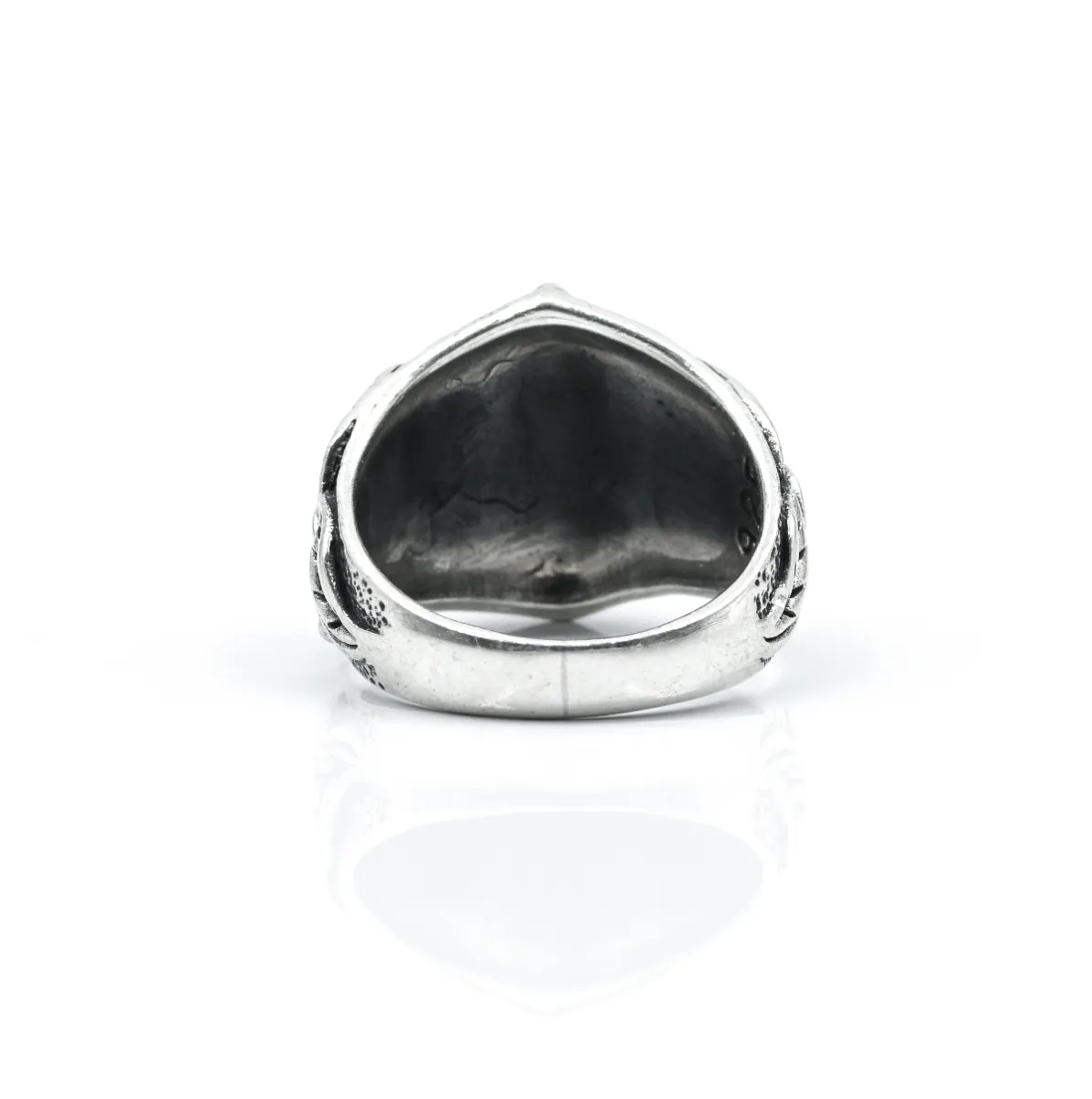 Inel gotic Fleur de Lys l Argint