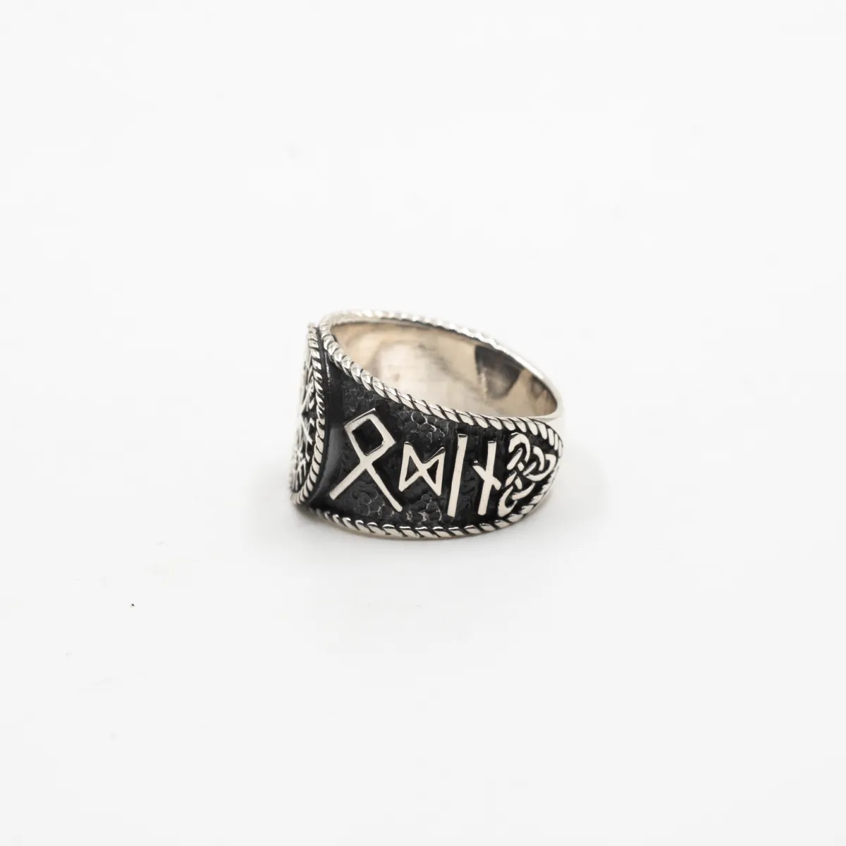 Inel viking Vegvisir Argint