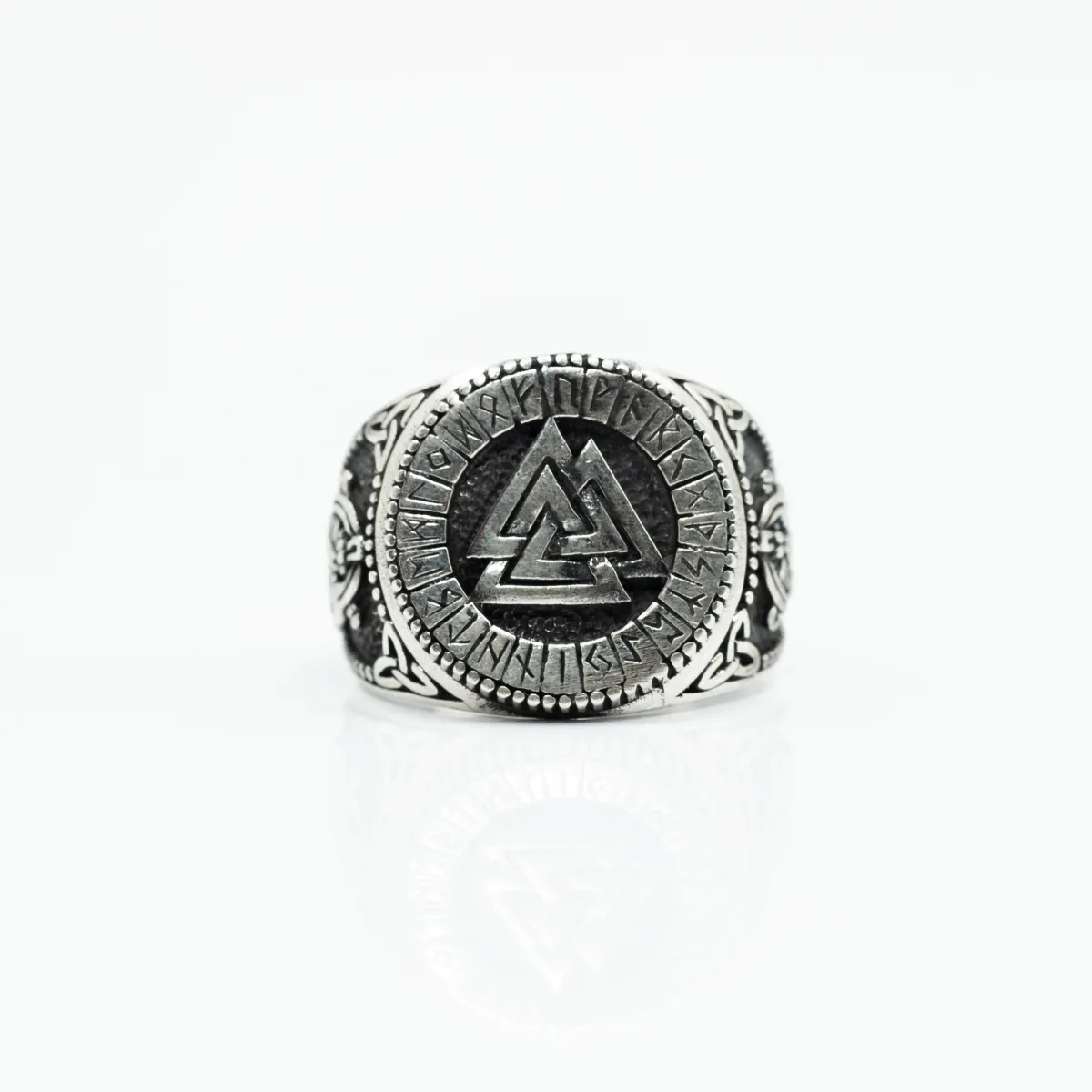 Inel viking valknut Argint