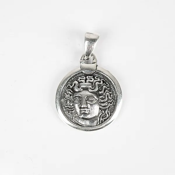 Pandantiv moneda Larrisa Thessaly Argint