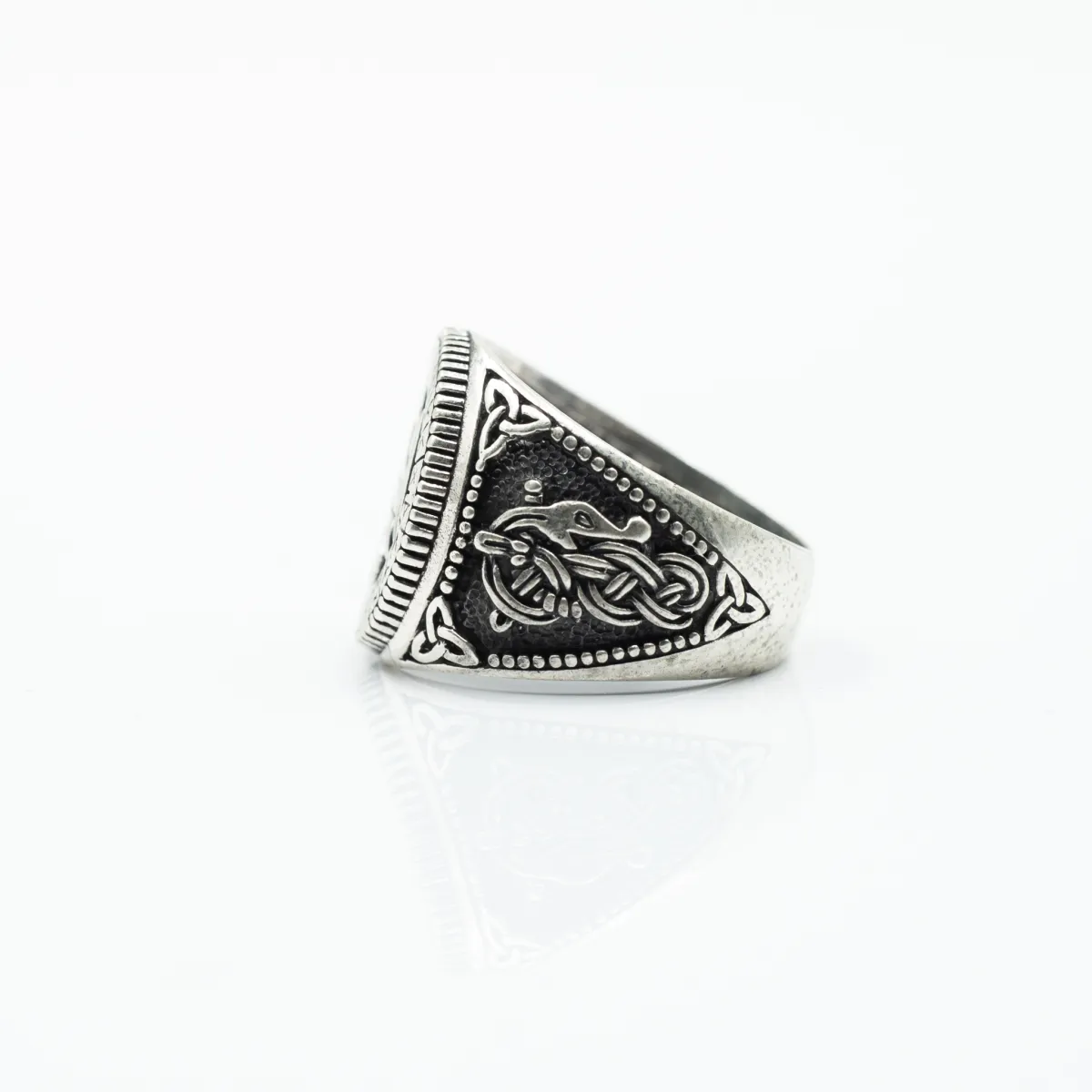 Inel viking valknut Argint