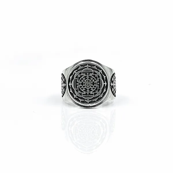 Inel Sri Yantra Argint