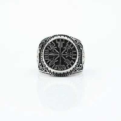 Inel viking Vegvisir infinit Argint - 1