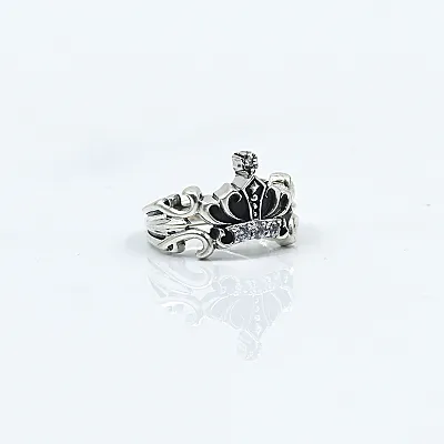 Inel model tiara c.z.transparent Argint - 5