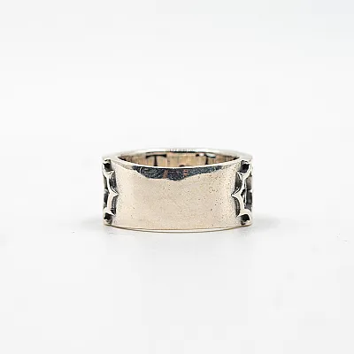 Inel cruci gotice c.z.bleu Argint - 3