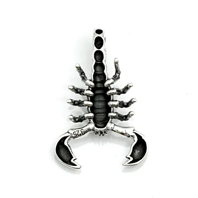 Pandantiv scorpion cruce Argint - 3