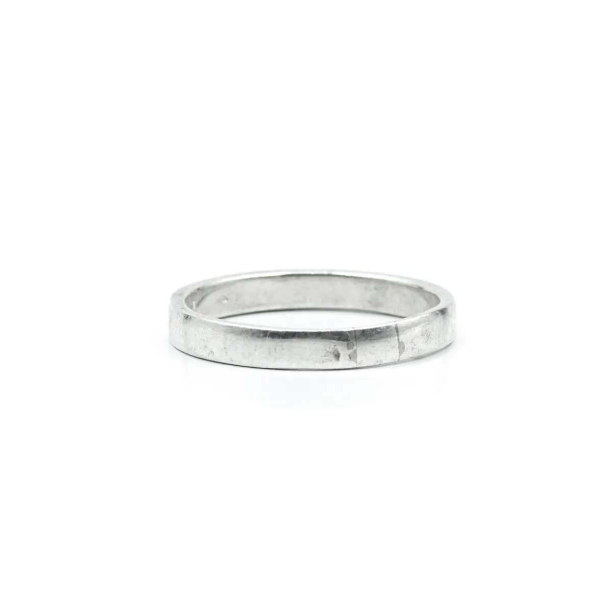 Verigheta simpla dreptunghiulara 3mm Argint