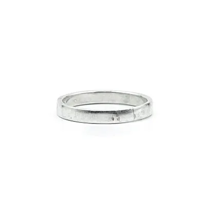 Verigheta simpla dreptunghiulara 3mm Argint - 3