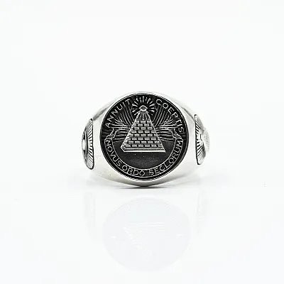 Inel novus ordo seclorum Argint - 1