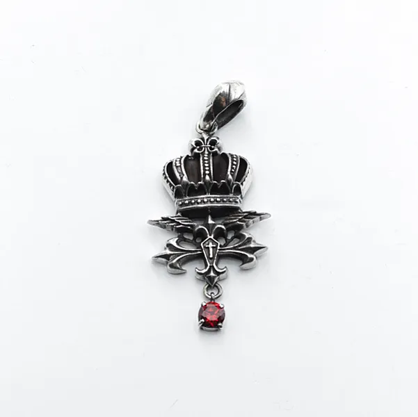 Pandantiv coroana tip blazon c.z Argint