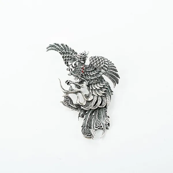 Pandantiv pasarea Phoenix Argint