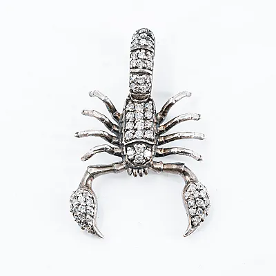 Pandantiv flexibil scorpion cz transparent Argint - 1