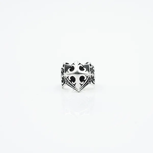 Inel cruce tip blazon Argint