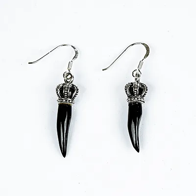 Cercei coronita cuarz Argint - 1