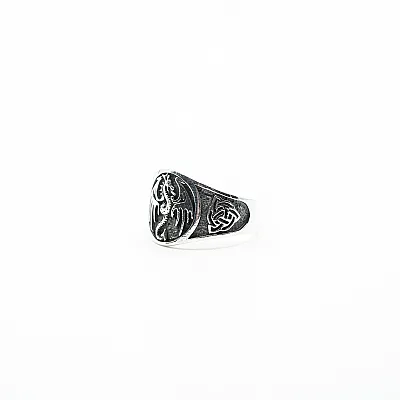 Inel dragon nod celtic Argint - 6