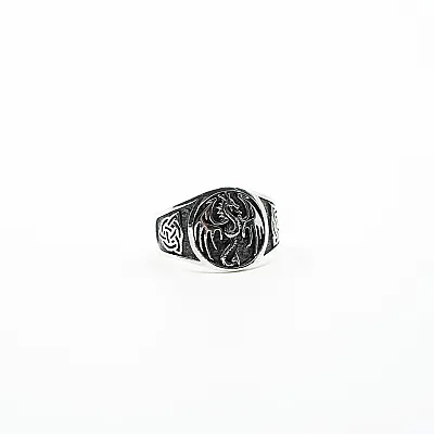 Inel dragon nod celtic Argint - 2
