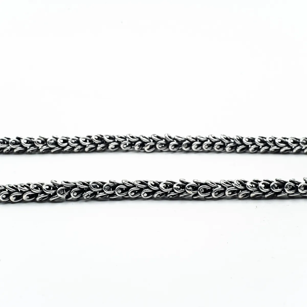 Colier flexibil dragoni Argint