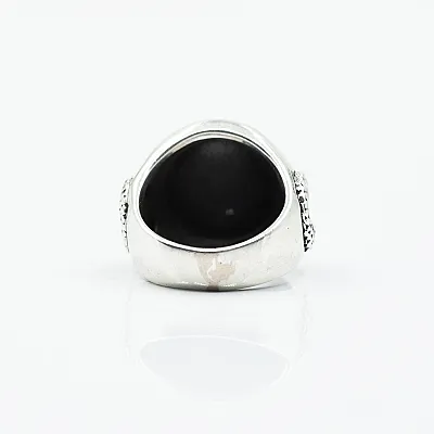 Inel solar Uroborus rune Argint - 3