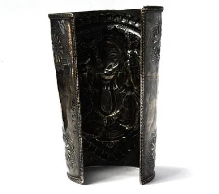 Bratara fixa medalion Ganesha India Argint - 4
