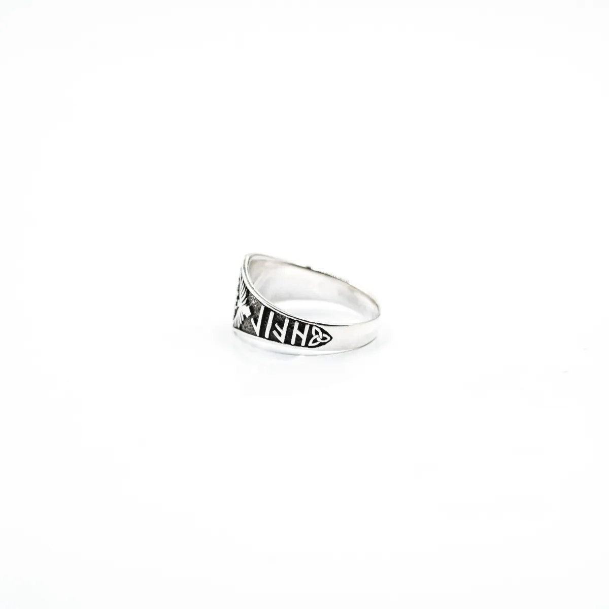 Inel Vegvisir vultur Argint