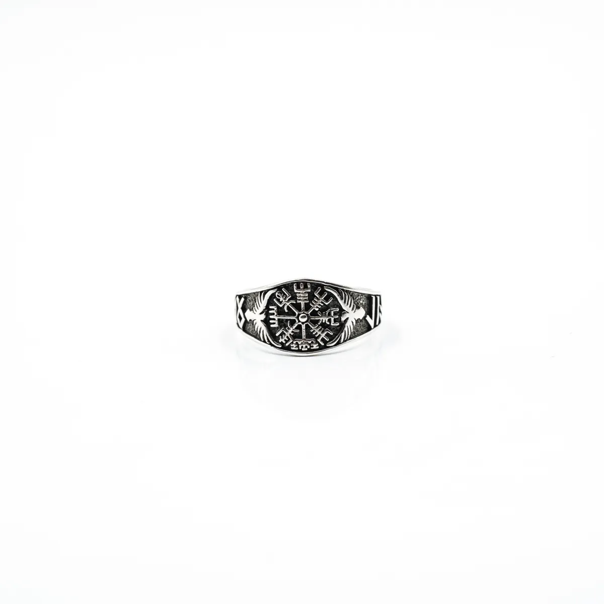 Inel Vegvisir vultur Argint