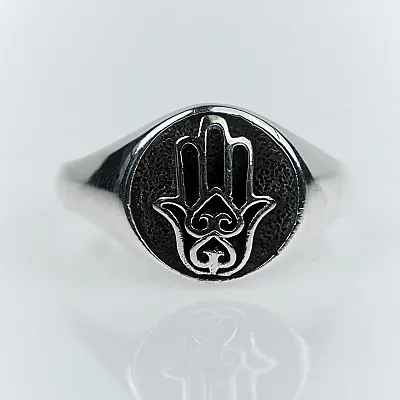 Inel mana Hamsa Argint - 1