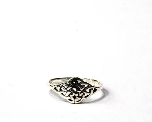 Inel nod celtic rotund Argint - 1