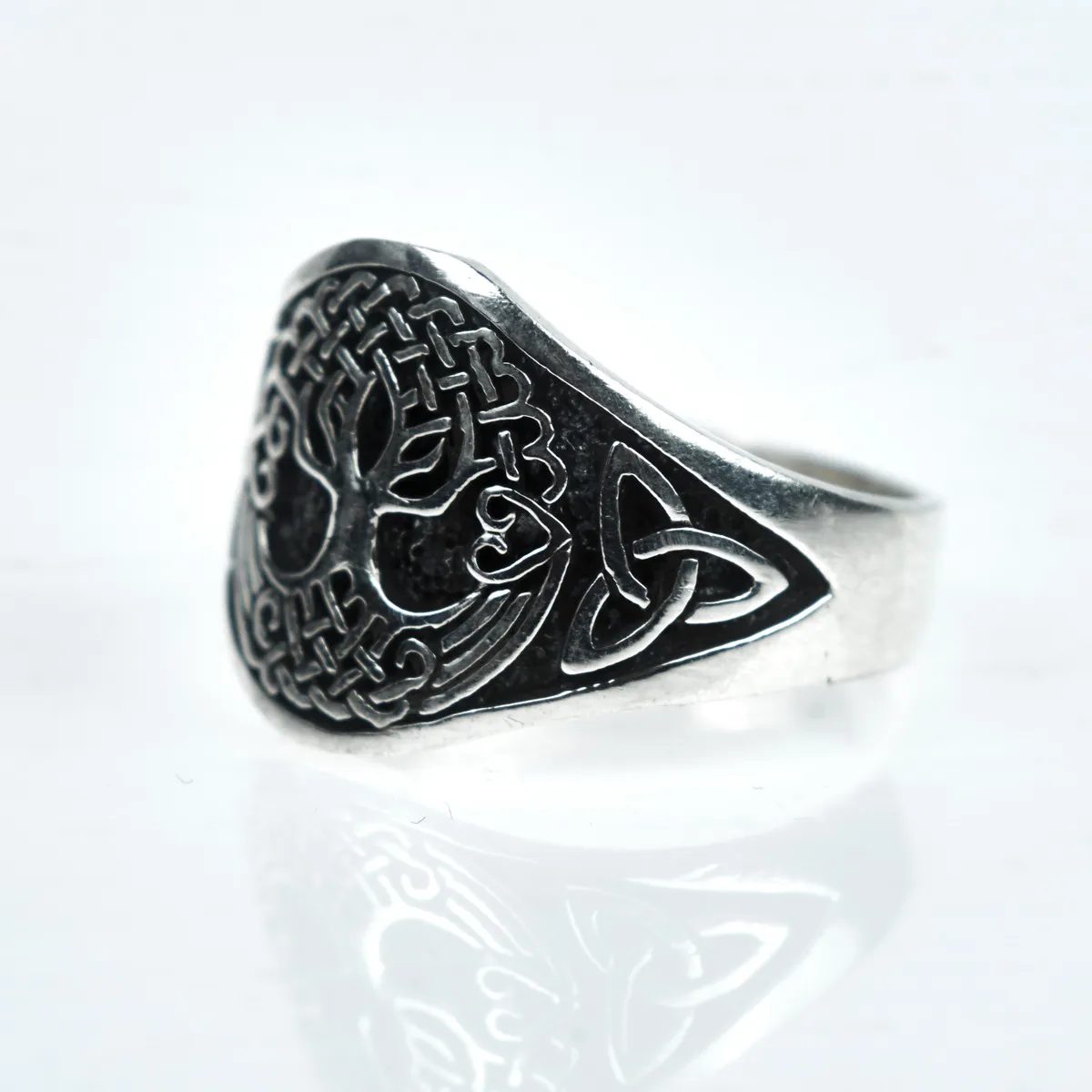 Inel arbore celtic Argint