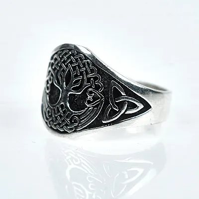 Inel arbore celtic Argint - 2