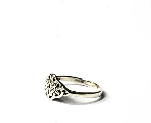 Inel nod celtic rotund Argint - 4