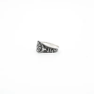 Inel Vegvisir vultur Argint - 2