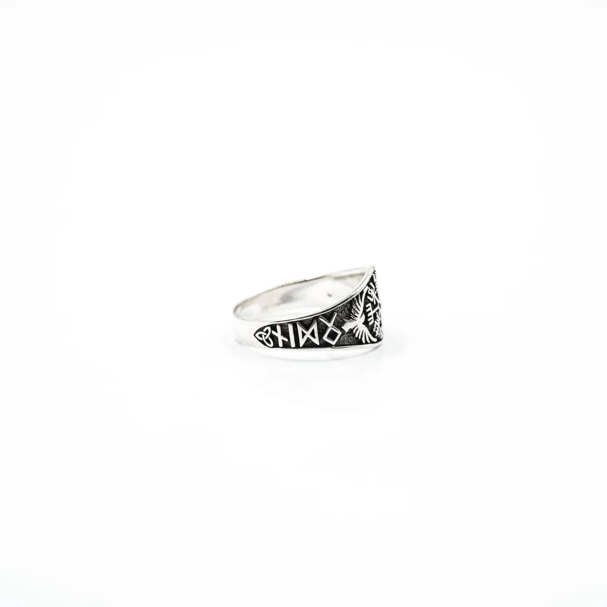 Inel Vegvisir vultur Argint