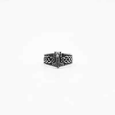 Inel celtic ciocanul lui Thor Argint - 1