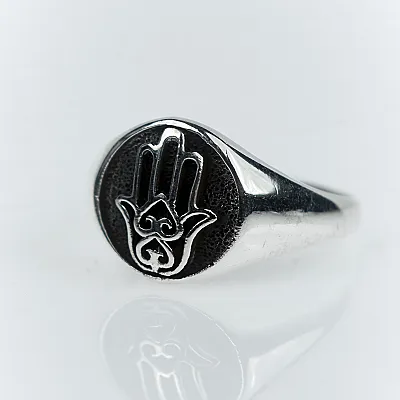 Inel mana Hamsa Argint - 2
