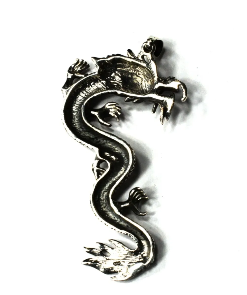 Pandantiv dragon xxl Argint