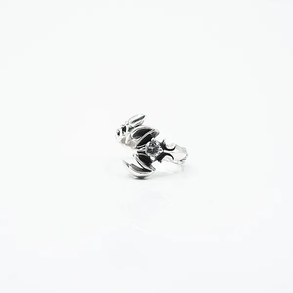 Inel scorpion zirconiu transparent Argint
