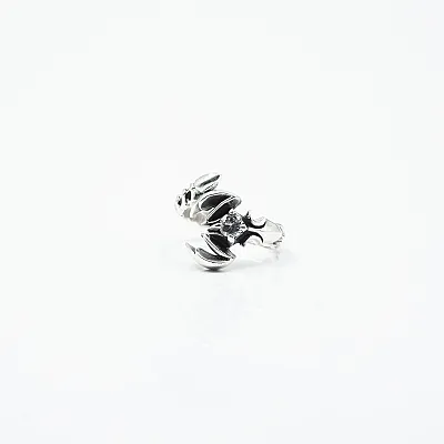 Inel scorpion zirconiu transparent Argint - 1