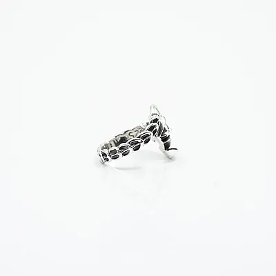 Inel scorpion zirconiu transparent Argint - 2