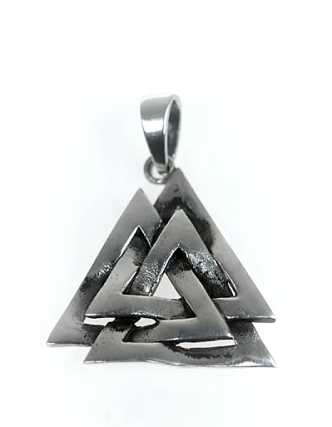 Pandantiv simbol Valknut Argint