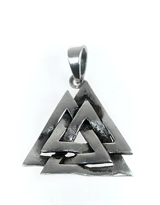 Pandantiv simbol Valknut Argint - 1