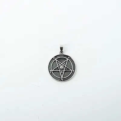 Pandantiv pentagrama Lucifer Argint - 1