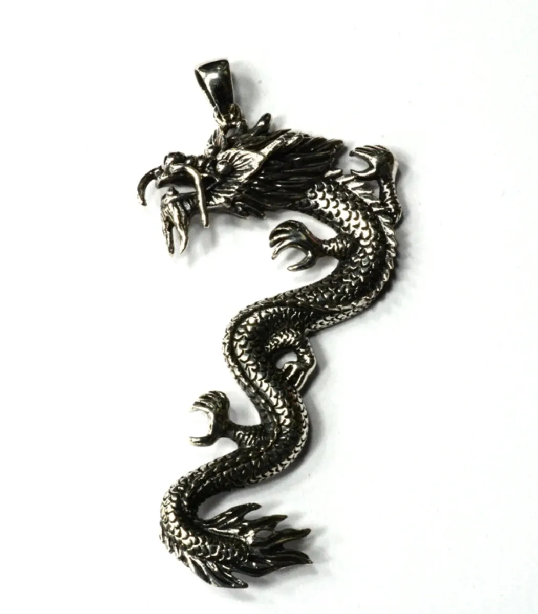Pandantiv dragon xxl Argint