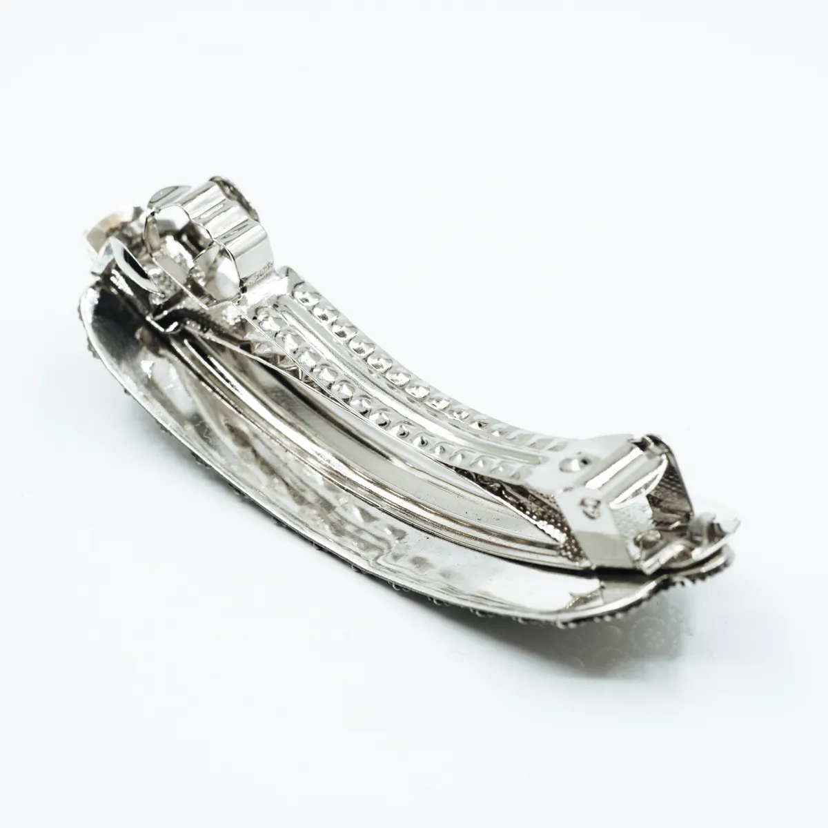 Clema de par dreptunghiulara cerculete Argint